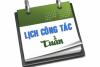 Lịch tuần 7 từ 19/10 đến ngày 24/10/2026