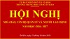Hội nghị nhà giáo, CBQL, NLĐ - Năm học 2026-2027